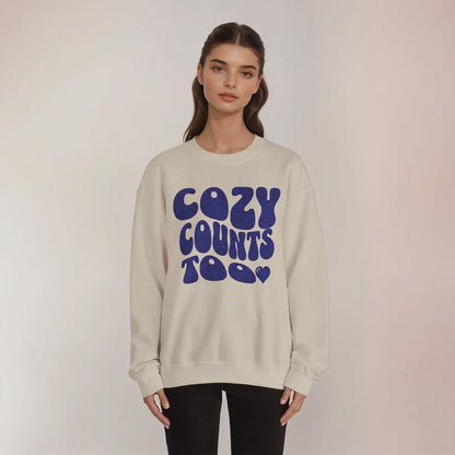 Cozy Counts Too - Epiphany Street Heavy Blend™ Crewneck Sweatshirt